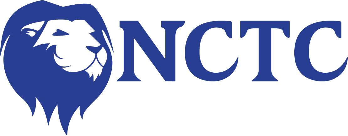 NCTC Combination blue horizontal logo