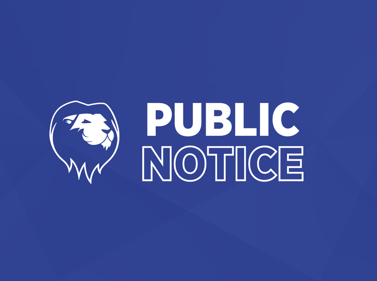 PUBLIC NOTICE